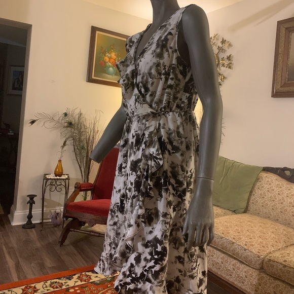 Apt 9 ruffle high/low summer dress size M - Picture 3 of 13